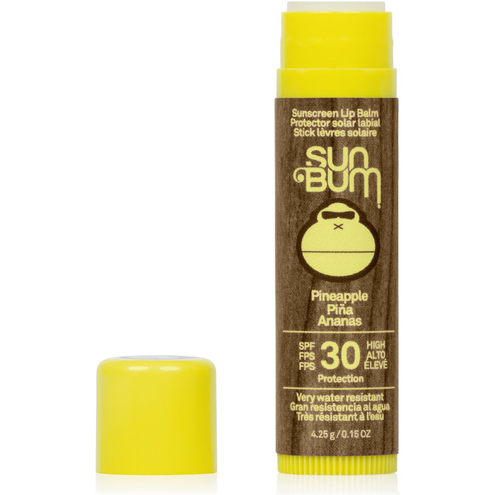 2024 Sun Bum Original 30 SPF Sunscreen CocoBalm Lip Balm 4.25g SB338796 - Pineapple